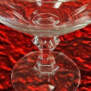 🌹Two Antique Crystal Champagne Glasses